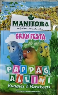 1 GÓI Manitoba Gran Festa Pappagalin (500G) THỨC ĂN CHO CHIMVẸT YẾN PHỤNG