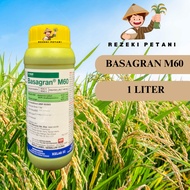 [ORIGINAL] 1L BASAGRAN M60 BASF HERBICIDE 37.0 + 6.2% RACUN RUMPAI RUMPUT/ KELADI AGAS SESUAI UTK ME