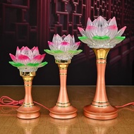 AT/9️⃣Fanzefu Lotus Lamp Buddha Worshiping Lamp Buddha Lamp Buddha Lamp Household Buddha Front Lantern Pilot Lamp Buddha