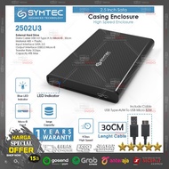 HDD Enclosure Case 2.5 InchSYMTEC SSD SATA Casing Hard Drive HDD/