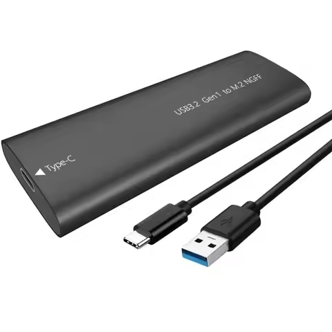Reliable-USB3.2 Type-C NGFF SATA SSD Enclosure M. 2 SATA SSD Hard Disk Box M. 2 NGFF Disk Case M. 2 