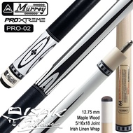 MURREY PRO-2 - MAPLE POOL BILLIARD CUE STICK - STIK BILIAR - PUTIH - LUX MN