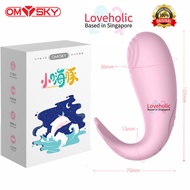 100% Original Omysky Happy Dolphin Wireless Vibrator Eggs For Female Maturation G - Spot