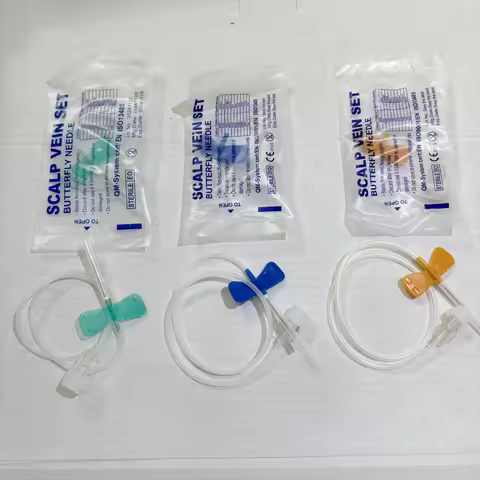 100pcs/lot Disposable Needle Pet Medical Double Wings Butterfly Needle for Infusion Sterile Scalp Ve