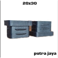 20x30mm square hollow feet made of plastic (1pcs)