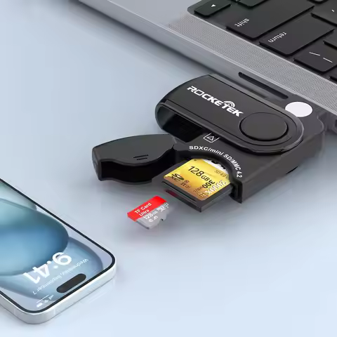 USB Type C SD 4.0 Card Reader TF Memory Fast for SDXC SDHC RS-MMC Micro UHS-II and UHS-I for Laptops