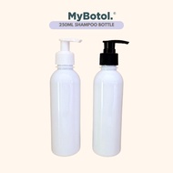[mybotol] 250ML Botol Pump Putih Kosong Botol Sabun Tangan Empty Dispenser Bottle Syrup Bottle Refil
