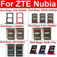 Sim Card Tray Holder Adapter For ZTE Nubia Red Magic 3 3S NX629J 5S 5G NX659J 6 NX669J 6R NX666J 6Pr
