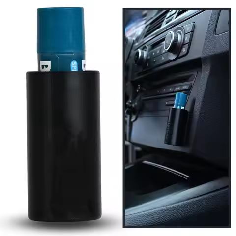 1Pc Car Lipstick Storage Box Lipstick Organizer Holder Self-Adhesive Car Lipstick Storage Box