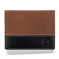 Timberland Men's Hunter Leather Passcase Wallet Trifold Hybrid Black Brown