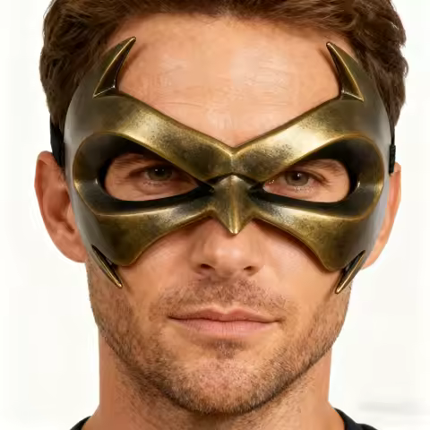 Masquerade Mask for Men Resin Nightwing Anime Cosplay Eye Mask Women Venetian Party Theme Props Mard