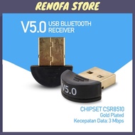 Usb Bluetooth Receiver V5.0 Chipset CSR8510 Gold Plated 3Mbps