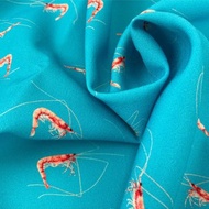 櫻花蝦紋開領連衣裙