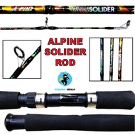 NEW ALPINE Fishing Rod Land Soldier Sea Soldier Desert Soldier 5' 5'6 6'0 6'6 7' Feet Medium Action 
