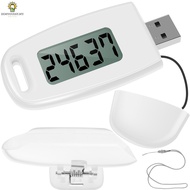 3D Pedometer Accurate Step Counter Reusable Step Tracker Portable Walking Step Counter with Backligh
