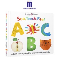 เห็นสัมผัสรู้สึก: ABC: ประสาทสัมผัสครั้งแรกหนังสือตัวอักษรสัมผัสหนังสือนิทานและสัมผัสโดยหนังสือภาษาอ