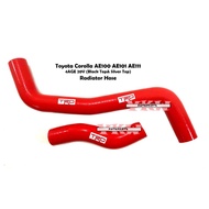 0.5MM TRD Radiator Hose Toyota AE100 AE101 AE111 4A-GE 20V Black & Silver Top 4AGE 20V