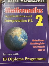 Haese Mathematics Applications and Interpretation HL 2