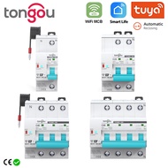Din Rail Tuya Circuit Breaker Timer Remote Control APP Smart Automatic Intelligent Interruptor Switch MCB TONGOU