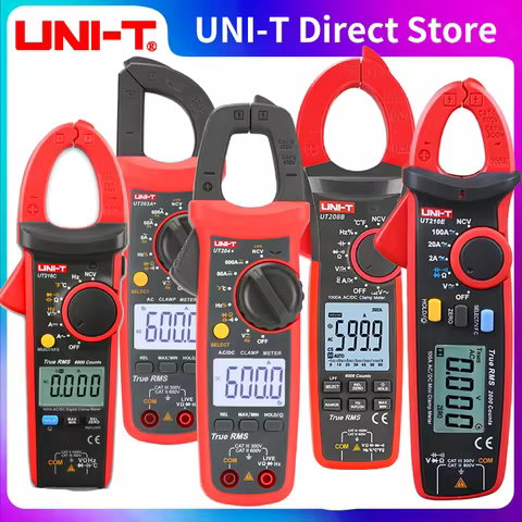 UNI-T UT216 Series True RMS Digital Clamp Meter UT216A UT216B UT216C UT216D 600A Max/Min/Relative Mo