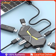 7-Port USB 2.0 HUB 5Gbps Dock Station 7-Port USB A HUB Splitter Multi-Port Socket USB HUB