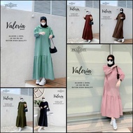 baju gamis midi dress muslim wanita VALERIA