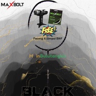 Raket Badminton Maxbolt Black Original ORIGINAL