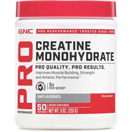 GNC Pro Performance Creatine Monohydrate Powder for Women & Men, 5g Creatine Per Serving, Muscle Bui