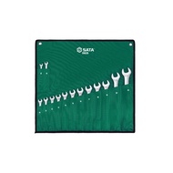 SATA 09027 Open-End Ring Wrench Set Side 6-32 Mm. 23 Pieces