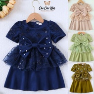 Baju Raya Baby Girl Kurung Peplum Raya 2026 Baju Kurung Bayi 0-3 Bulan 3-6 Bulan Elegant Rich Brown 