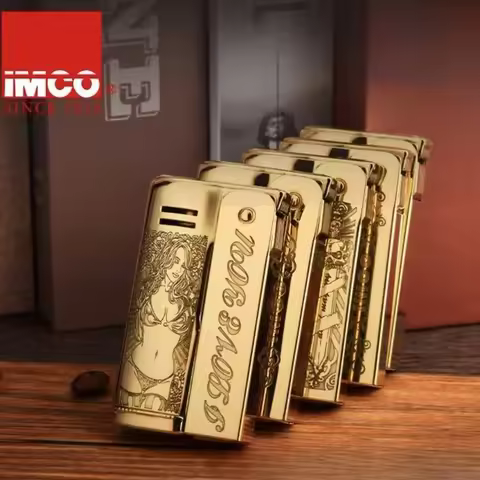 IMCO 6800 Windproof Oil Lighter, Vintage Nostalgic Retro Lighter, Men's High-end Gifts, Wholesale