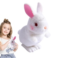 Mainan Angin Arnab Mainan Arnab Angin Arnab Melompat Paskah Arnab Mewah Melompat yang comel Mainan Jam Bunny Mainan Mewah Bunny Mainan Angin untuk Kanak-kanak effective