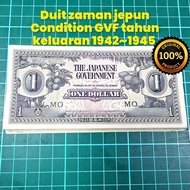 A840 duit kertas zaman jepun 1 dollar duit lama duit kertas lama duit syiling lama barang antik duit