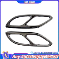 In stoick-For   CLA Class C118 W118 2020-2023 Car Tail Muffler Exhaust Pipe Cover Trim Exterior Repl
