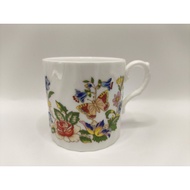 AYNSLEY EST.1775 COTTAGE GARDEN Swirl Shape Coffee/ Espresso Cup