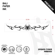 Bali Paper Ink PMB005 Spider Cyber Fruit Ink Tattoo Temporary Premium Full Arm Temporary Tattoo - Ar