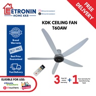 *Climate Voucher Eligible* KDK T60AW 60” Ceiling Fan (No Light)