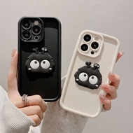 Infinix Note 40 30 Pro 12 G96 Infinix Smart 8 Pro 8 Plus 8 HD 7 HD DIY 3D Cartoon Funny Coal Ball Ey