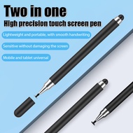 Universal 2 In 1 Stylus Pen For iPad 10.2 9th 8th 7th Gen Touch Pen Drawing Capacitive Pencil For iPad Pro 12.9 11 Air 5 4 10.9 10th Gen Tablet Smartphone Stylus