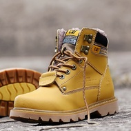 【New】Caterpillar Men's and women Safety Shoes Outdoor High-Top Tooling large size tooling shoes c