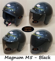 Helmet Magnum M5 - BLACK ( L Big Size ) SGV MHR KHI BELL MS88