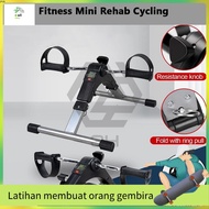 Di luar ♙3H Fitness LCD Display Mini Rehab Cycling With Pedal Exercise Bike Cycle Pedal Kayuhan Basikal Senaman Latihan♭