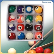 [LsxmzMY] 16x Mini Billiard Pool Balls, Pool Table Balls, Kids Toy Table