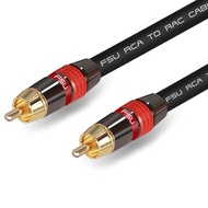 FSU Digital Audio RCA Cable Premium Stereo RCA to RCA Coaxial SPDIF Cable Male Speaker Hifi Subwoofe