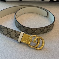 Gucci 《九成新》雙面用皮帶