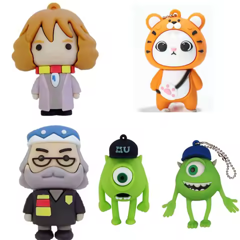 128G The New cute Cartoon flash card usb flash drive 4GB 8GB 16GB cute pen drive 32G 64G 256G inch m