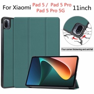 For Xiaomi Pad 5 Xiaomi Pad 5 Pro 5G 11inch Tablet PU Leather Case Adjustable Folding Stand Cover