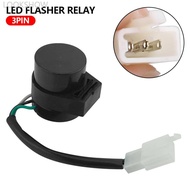 LOOKSHOW 12V 3Pin Round Motorcycle LED Flasher Relay Blinker Light Turn Signal Flasher Relay for Gy6