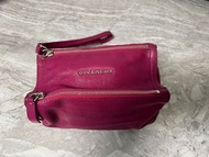 Givenchy Pink Pandora leather clutch bag mini