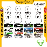 BULLZEN Circle Galah Hook 4216 / 4215 / 4205 / 4206 Mata Udang Prawn Hook Galah Harimau Tiger Maut N